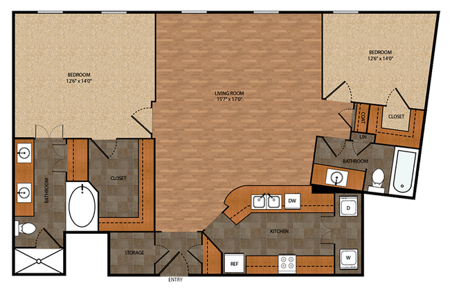 Floorplan - Bell Tower Flats