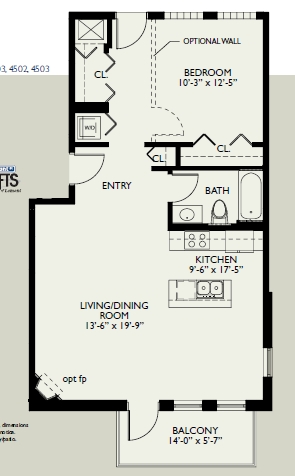 1BR/1BA - Front Street Lofts