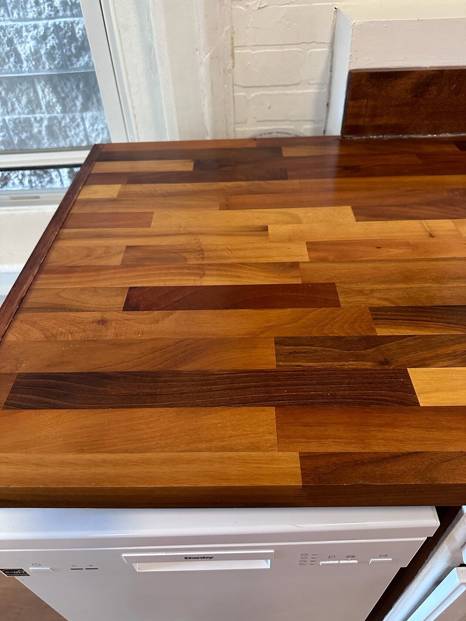 Butcher block counters - 1047 N California Ave