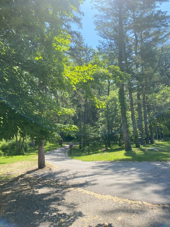 Private driveway leads to the property - 6362 E County Road 200 N