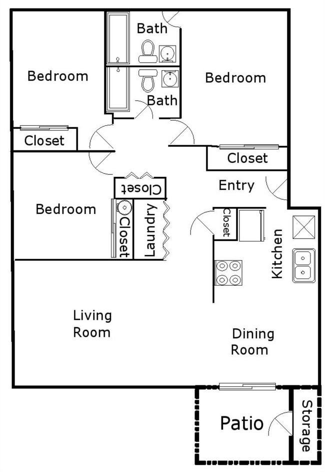 Floorplan - Hood Manor