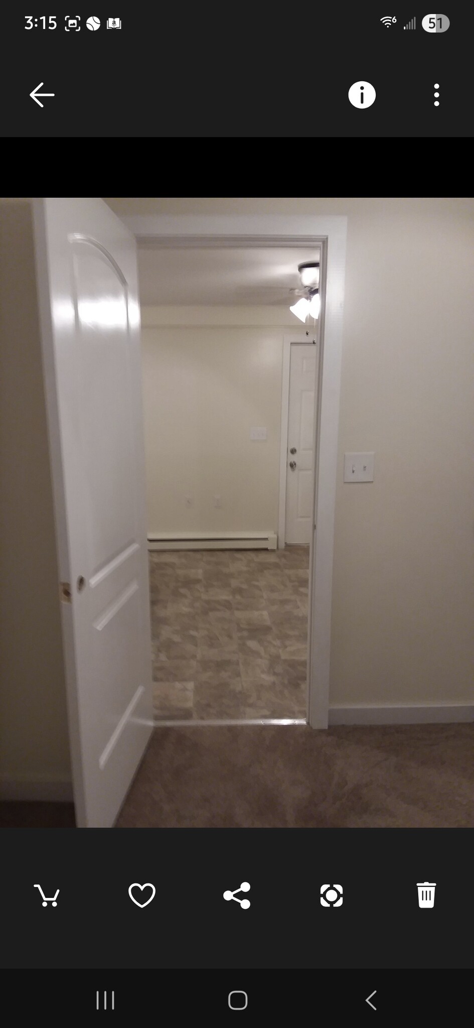 Facing livingroom from bedroom - 49 Green Ave