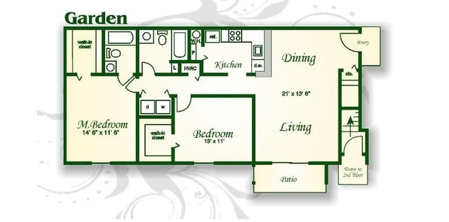 Floorplan - Beachwood Park Apartments and Townhomes