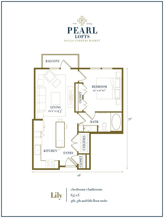 Floorplan - Pearl Lofts