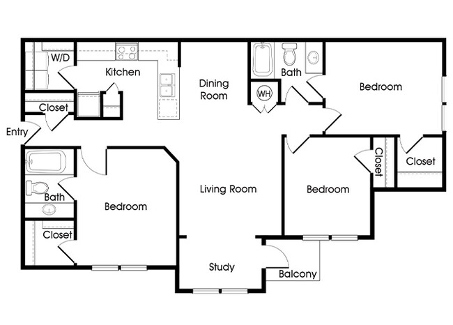 Floorplan - Chroma Park Apartments