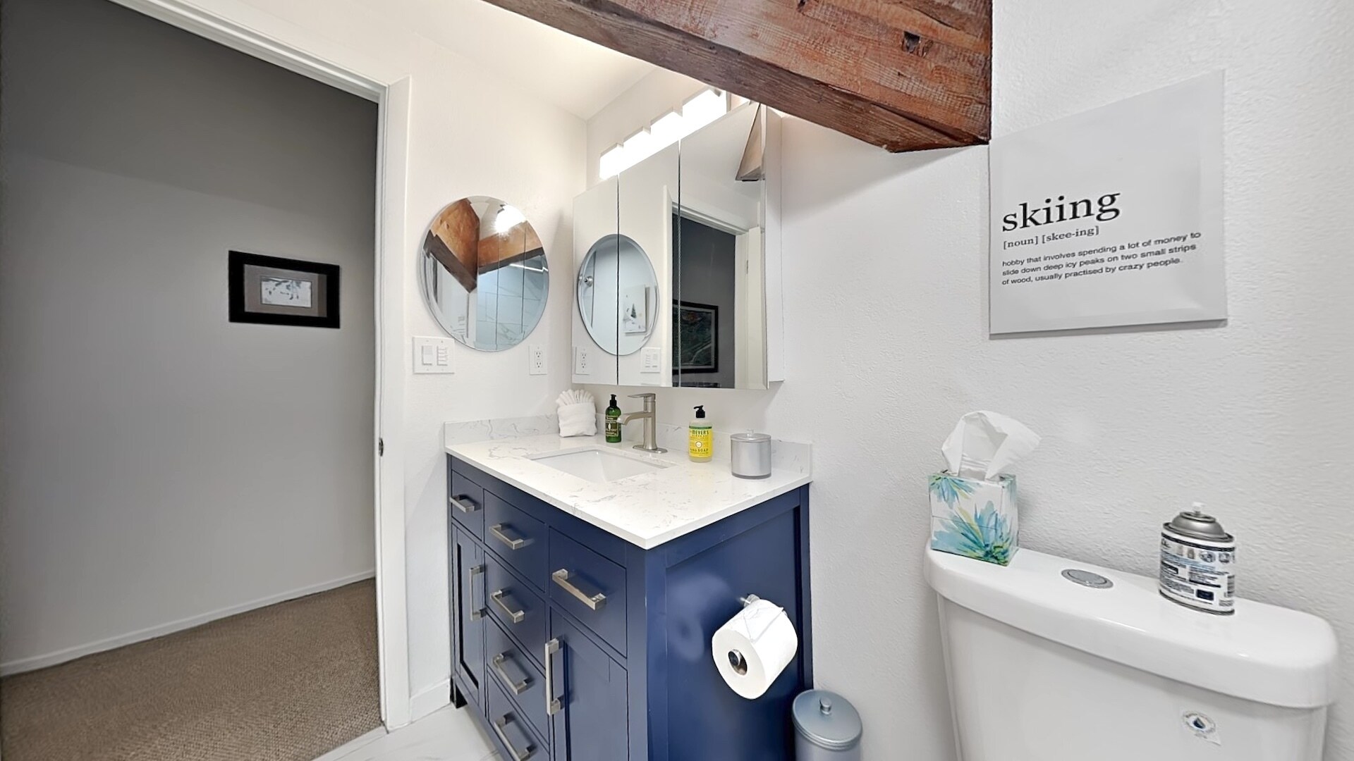 Upstairs vanity - 1530 Empire Ave