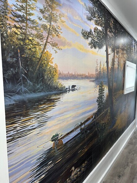 Mural in the hallway - 2915 Tindel Camp Rd