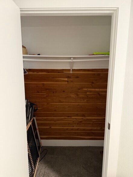 Basement bedroom walk in closet. - 7101 Clay St