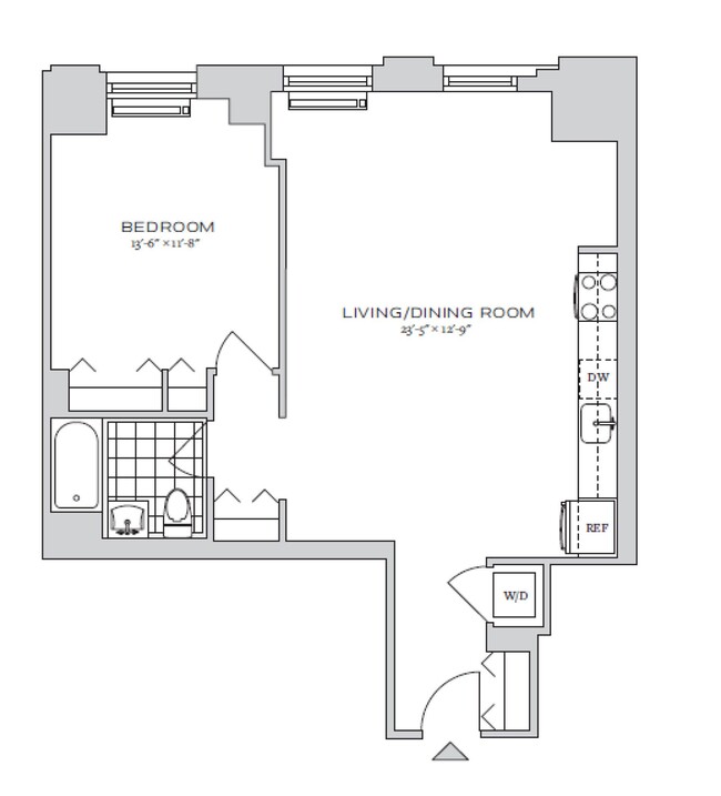 Floorplan - 70 Pine Apartments