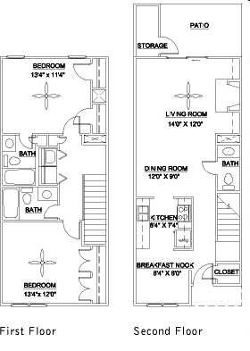 2BR/2.5BA - Taylor's Pond