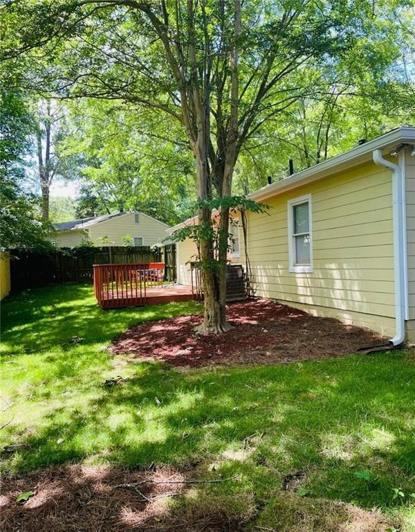 Fenced Backyard - 1501 Monteel Dr NW