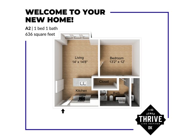 A2 Floor Plan - Thrive Jenks