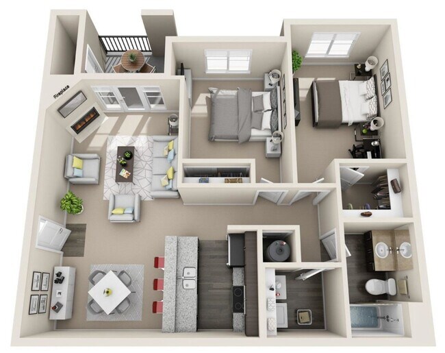 Building Photo - 2 bedroom 1 Bath top floor!  Move in 5/17/...
