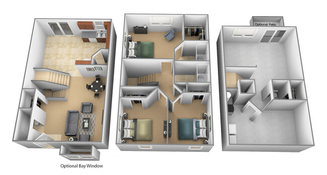 Floorplan - Carlson Woods Townhomes