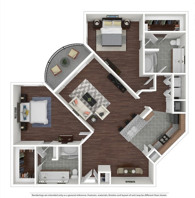 Floorplan - Fitzhugh Urban Flats