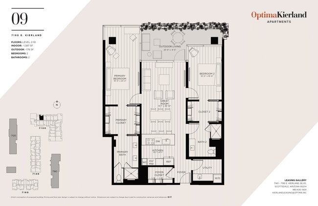 Floorplan - Optima Kierland Tower III