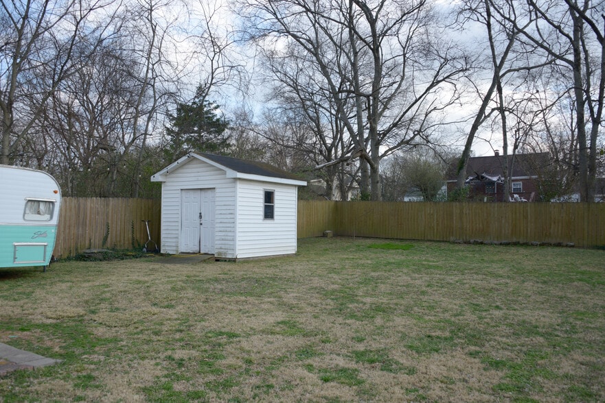 Backyard - Small shed - 251 Tanksley Ave