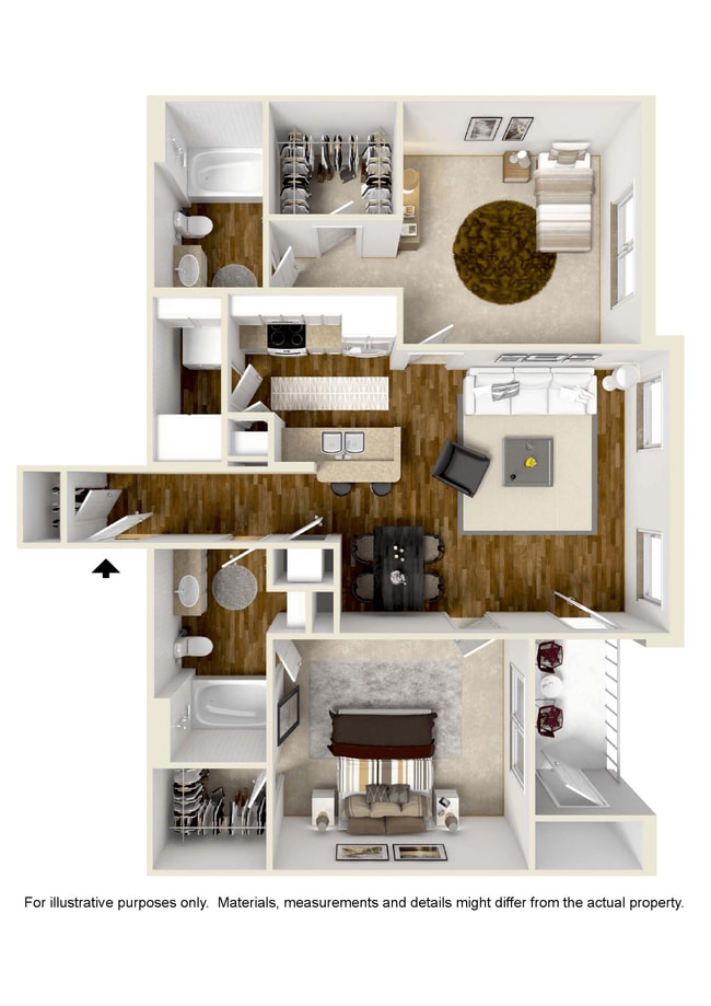 Floorplan - Audubon Park Apartment Homes