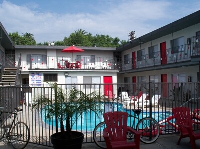 Pool Area - The Caribean Apartments