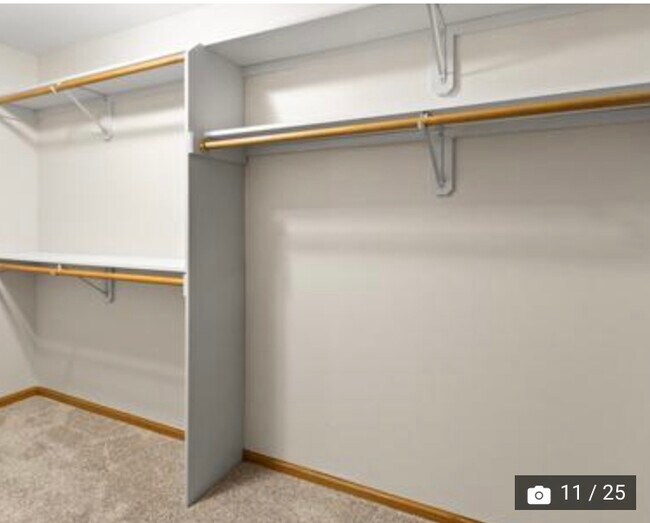 Walk-in closet on upper level - 4887 Easy St