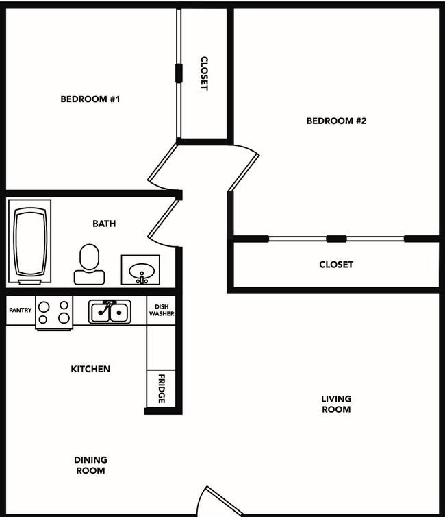 The Avalon Floorplan - Apex at Midtown