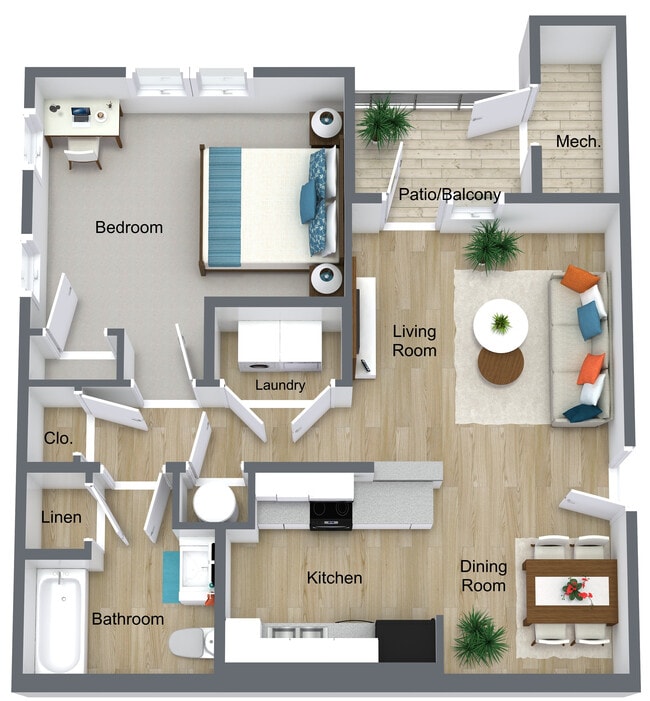 1BR Apartment - Riverside Station II