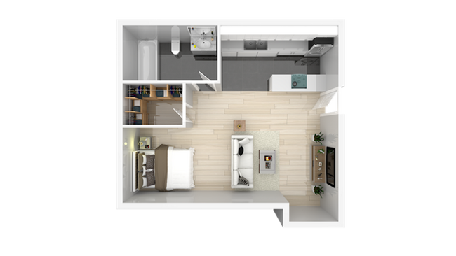 Floorplan - Skyline Heights Apartments