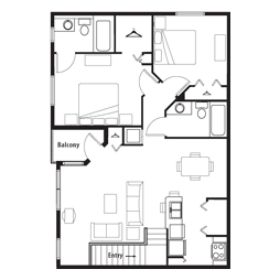 2BR Designer Overlook (2nd Level) - Springs at Palma Sola Apartments