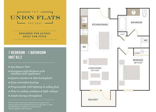 Floorplan - The Union Flats