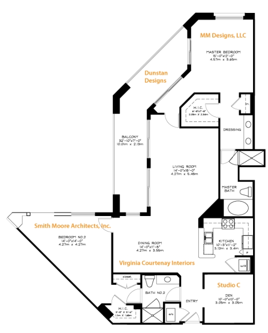 2BR/2BA - City Place South Tower