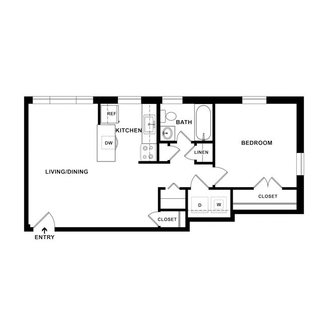 Floorplan - Carver Terrace Apartments