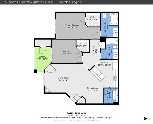 Building Photo - $1,695.95 with $300.00 off the first month's rent, $2 Beds - 2 Bath, Condo in Aurora with in Unit...