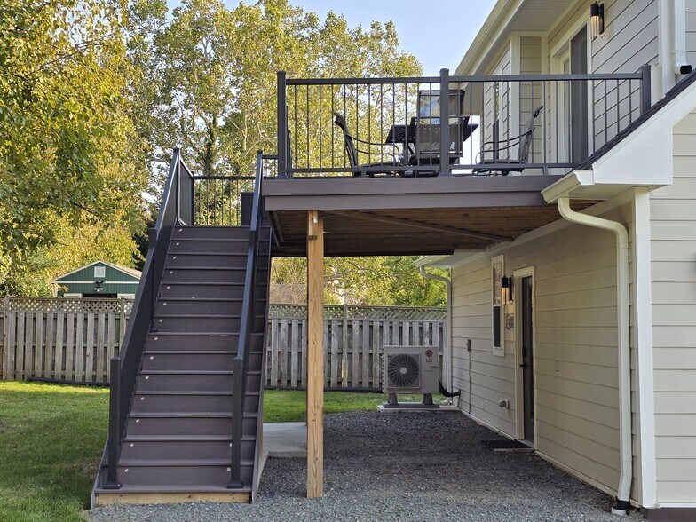 Deck and Stairs, Carport - 904 Station St