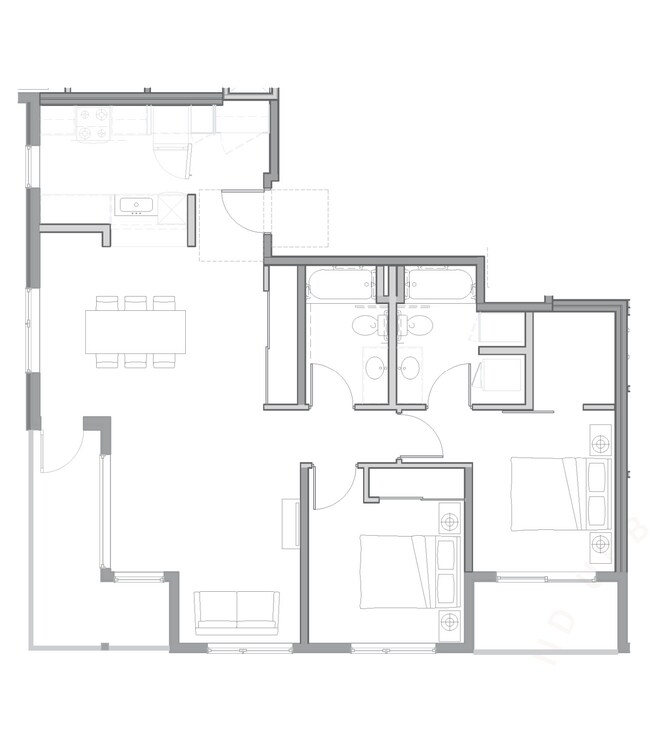 Floorplan - Uptown at Kirkland Urban