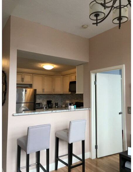 Open Kitchen to Living Room - 150 Orleans St