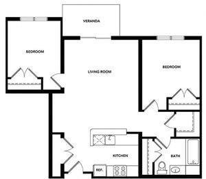 Floorplan - Laurel Hill Residences