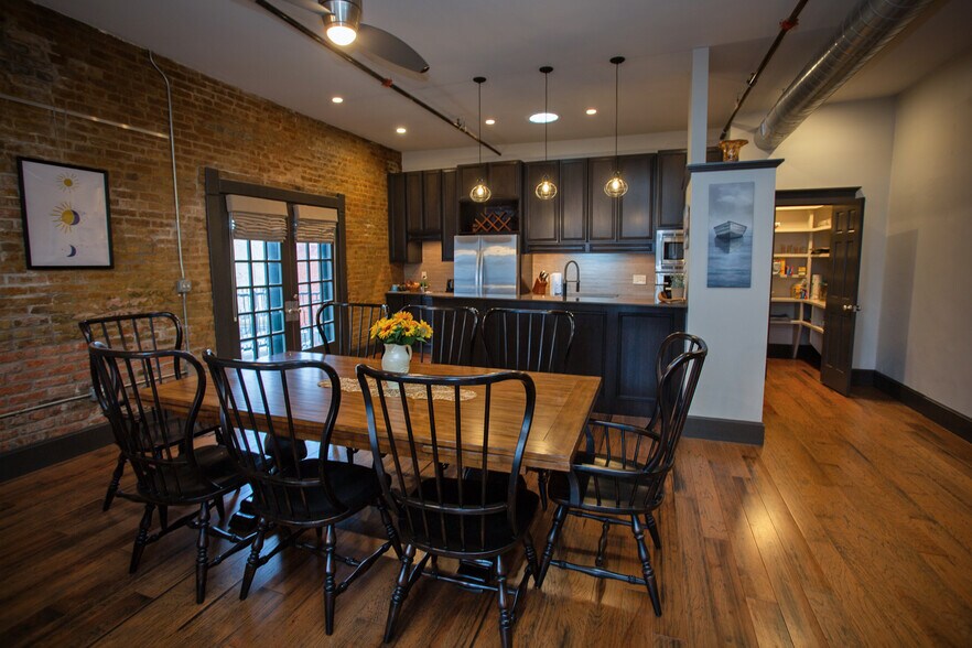 LR facing Dining and Kitchen - 225 E Blaine Ln