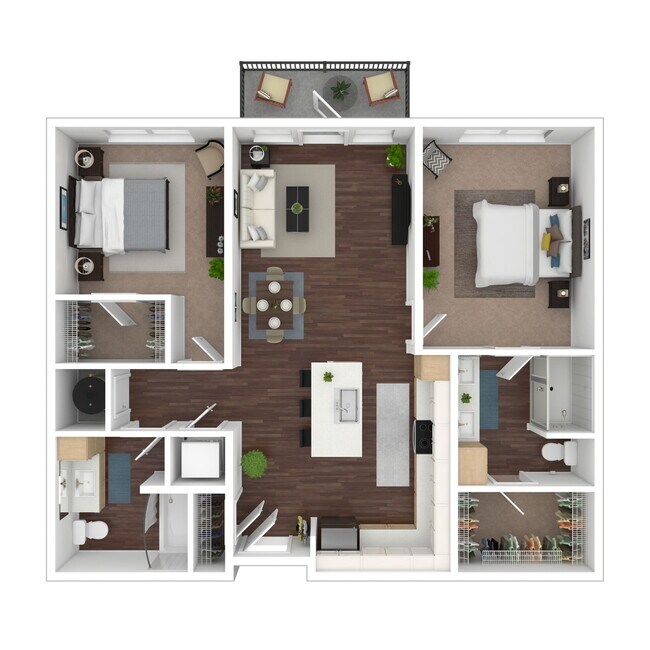 Floorplan - Evren Apartments of Lees Summit