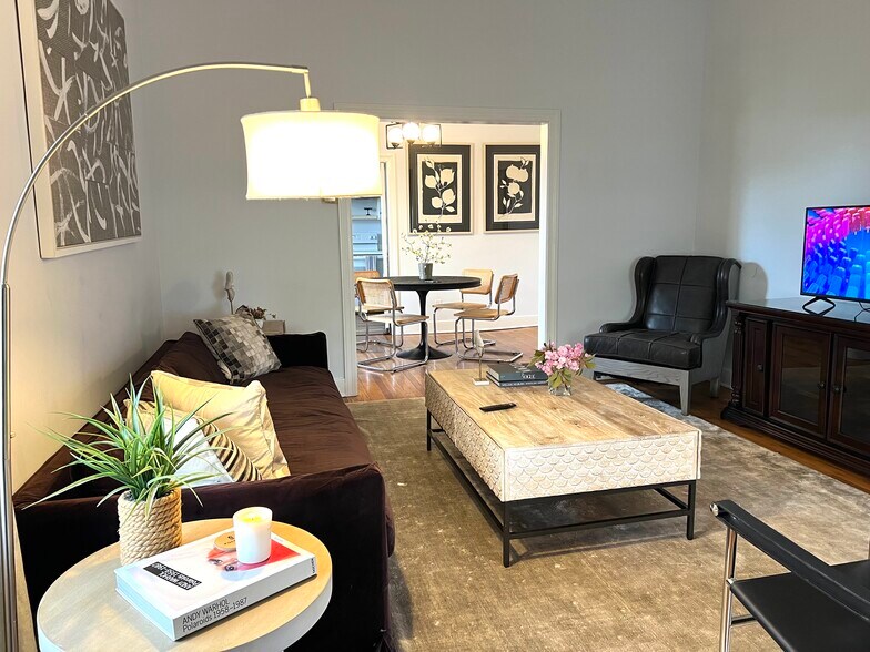 Living Room into Dining Room - 250 E Market St