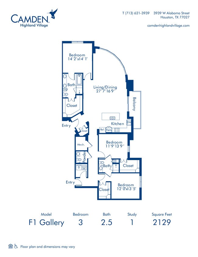 Floorplan - Camden Highland Village