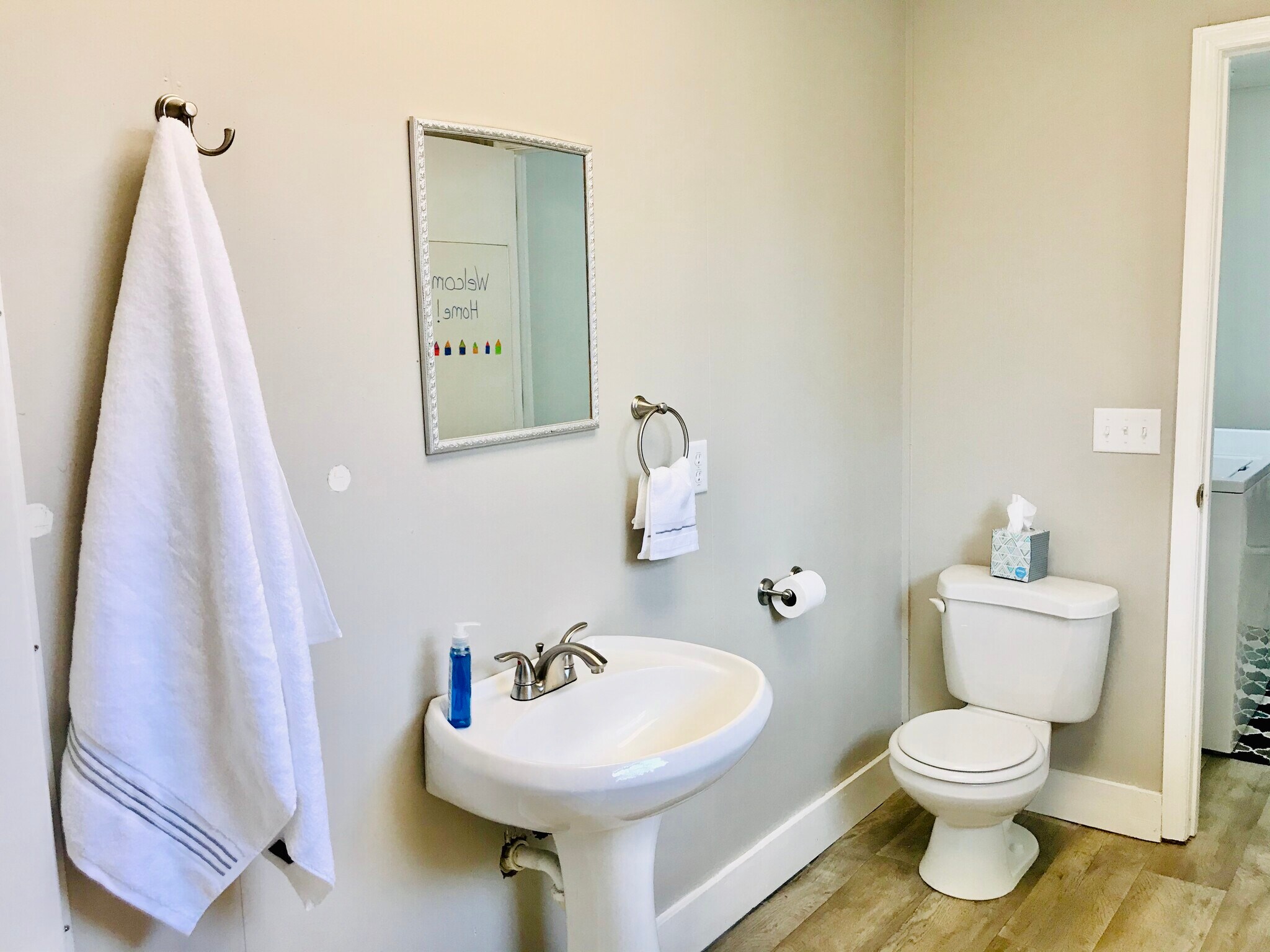 Bathroom off laundry room - 9225 Amos Rd