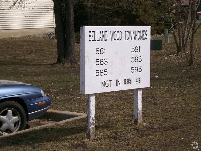 Signage - Belland Woods