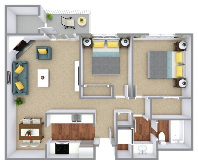 Floorplan - Bayview Apartment Homes