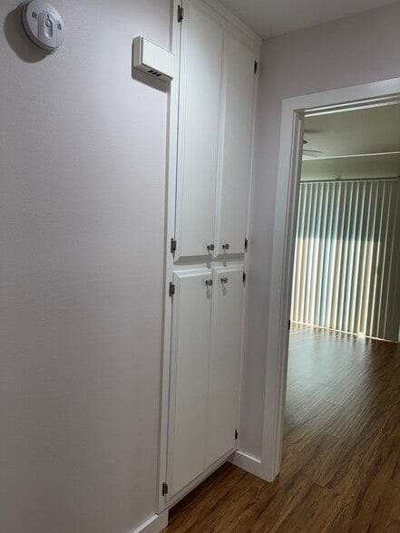 Hallway storage linen closet. - 22471 Loch Lomond Dr