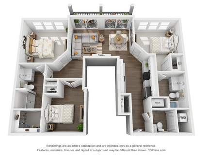 Floorplan - Excelsior Park Apartments