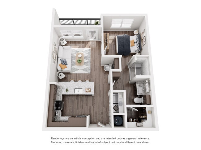 1 Bed/1 Bath - Arella on Jones