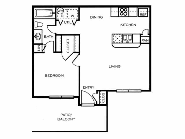 A1 - 1BR/1BA - Spring Park