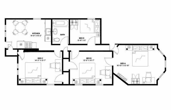 Building Photo - Room in Shared 4 bed/1 bath home