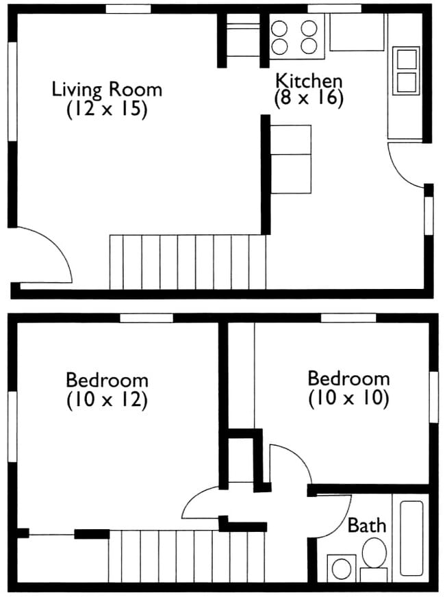 Floorplan - Brentwood Apartments