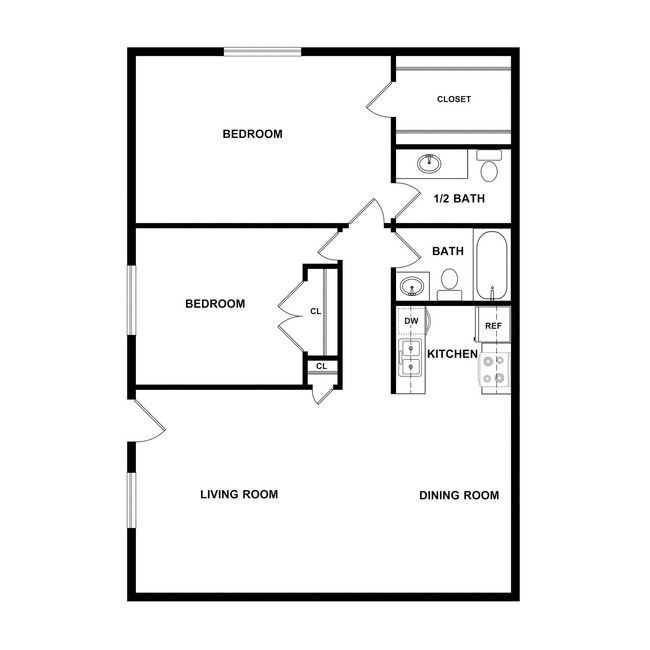 Floorplan - Avery Square Apartments